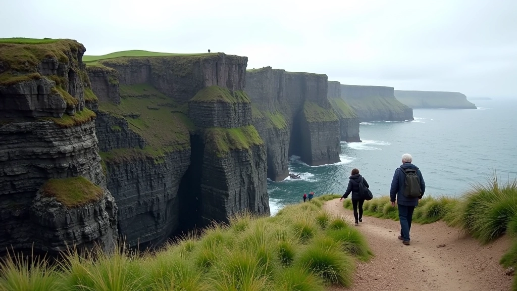 The Cliffs of Moher with massive coastal scenery